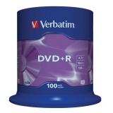 DVD+R Verbatim 4.7GB 16X 100 bucati 43551