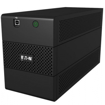 Eaton 5E 650i USB, Tower, topologie Line-Interactive cu reglarea automata a tensiunii - AVR, 650VA, 360W, intrare IEC C14, 4 iesiri C13, protectie linii de date RJ11 si RJ45, port USB pentru management UPS EATON 5E650i USB IEC