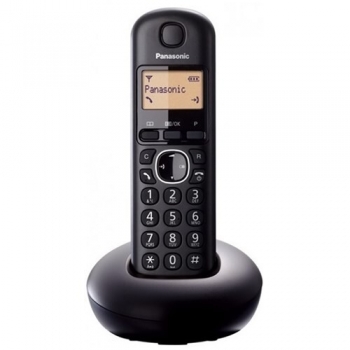 Telefon DECT cu ecran matricial, 1 linie, display iluminat, CLIP, agenda 50 numere, alarma, speed dial, culoare negru