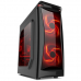Carcasa Middle Tower Floston Red Fire fara sursa ventilatoare 2x 120mm 2x USB 2.0 1x USB 3.0 2x jack 3.5mm