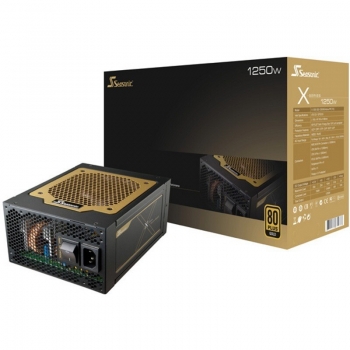 Sursa Modulara Sea Sonic X-1250 1250W 8x Molex 11x SATA 8x PCI-E PFC Activ SCP, OVP, OPP, UVP 80+ Gold SS-1250XM