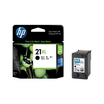 Cartus Cerneala HP Nr. 21XL Black 475 Pagini for Deskjet 3920, 3940, D1360, D1460, D1560, F2290, PSC 1410, Deskjet D2360, D2460, F2180, F2280, F370, F380 AIO, F4172 C9351CE