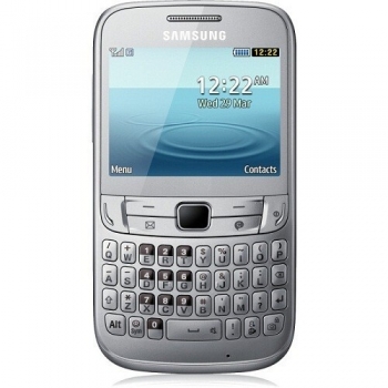 Telefon Mobil Samsung Chat S3570 Silver qwerty WiFi SAMS3570SLV