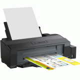 Imprimanta inkjet color CISS Epson L1300, dimensiune A3, viteza max ISO 15ppm alb-negru, 5,5ppm color, rezolutie 5760x1440dpi, alimentare hartie 100 coli, interfata USB 2.0, consumabile: T6641, T6642, T6643, T6644 (70ml ).