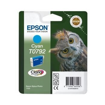 Cartus Cerneala Epson T0792 Cyan 1000 pagini for Stylus Photo 1400 C13T07924010