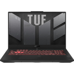 Laptop ASUS Gaming 17.3'' TUF A17 FA707NUG, FHD 144Hz, Procesor AMD Ryzen 7 7445HS (16M Cache, up to 4.7 GHz), 16GB DDR5, 1TB SSD, GeForce RTX 4050 6GB, No OS, Mecha Gray FA707NUG-HX180