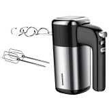 Mixer de mana Heinner Master Collection HM-300BK, 300 W, 5 Viteze + Turbo, Negru