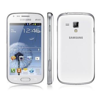 Telefon Mobil Samsung Galaxy S S7562 Pure White Dual SIM 4" 480 x 800 TFT Cortex A5 1GHz memorie interna 4GB Camera Foto 5MPx Android v4.0 SAMS7562PWH