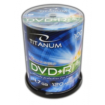 DVD+R TITANUM [ Cake Box 100 | 4,7GB | 16x ] 1311 - 5905784766690