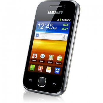 Telefon Mobil Samsung Galaxy Y Metallic S5360 3" 240 x 320 ARM Cortex v6 830MHz Camera Foto 2MPx Android v2.3 SAMS5360MG