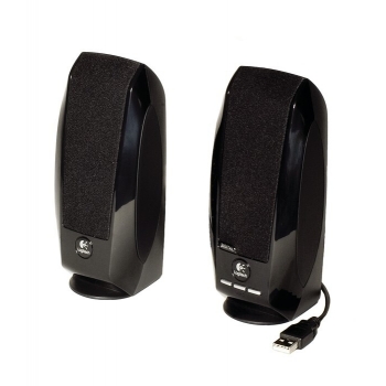 Boxe 2.0 Logitech S150 Black 1.2W Placa de sunet dedicata pe portul USB 980-000029