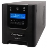 UPS CyberPower PR750ELCD, Line-Interactive 750VA / 675W 230V 50/60Hz, factor de putere 0.9, afisaj LCD, AVR, forma tensiune aproximativ sinus, iesire 6 x prize IEC C13, autonomie 12 minute la 50% sarcina, garantie 24 luni.