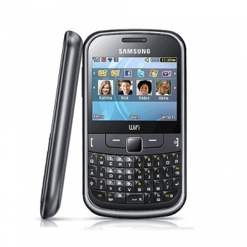 Telefon Mobil Samsung S3350 Chat 335 Metallic Black qwerty WiFi SAMS3350BLK