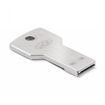 Memorie USB LaCie PetiteKey 32GB USB 2.0 AES 256-bit encryption waterproof and scratch-resistant Metalic 9000348