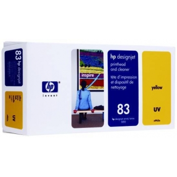 Cap Printare & Cleaner HP Nr. 83 UV Yellow for Designjet 5000/UV, 5500 42', 5500 60', 5500 PS 42', 5500 PS 60', 5500 PS UV 42', 5500 PS UV 60', 5500 UV 42', 5500 UV 60', 5500MFP A0 C4963A