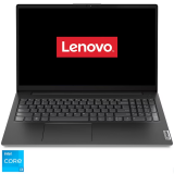Laptop Lenovo V15 G3 IAP cu procesor Intel® Core™ i3-1215U pana la 4.4 GHz, 15.6'', Full HD, 8GB, 256GB SSD, Intel® UHD Graphics, No OS, Business Black, 3y Courier or Carry-in 82TT00M3RM