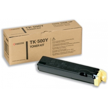 Cartus Toner Kyocera TK-500Y Yellow 8000 Pagini for Kyocera Mita FS-C5016N