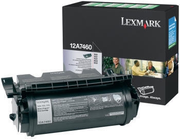 Cartus Toner Lexmark 12A7460 Black 5000 pagini for Optra T630, X630, T632, T634, X632