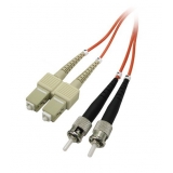 Patch cord fibra optica Gembird duplex multimode ST-SC 2m CFO-STSC-OM2-2M
