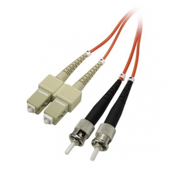 Patch cord fibra optica Gembird duplex multimode ST-SC 2m CFO-STSC-OM2-2M