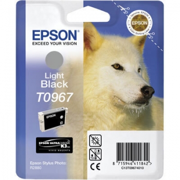 Cartus Cerneala Epson T0967 Light Black 11.4ml for Stylus Photo R2880 C13T09674010