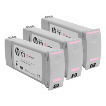 Pachet Cartus Cerneala HP Nr. 771 Light Magenta 3 Bucati 775 ml for Designjet Z6200 42', Designjet Z6200 60' CR254A