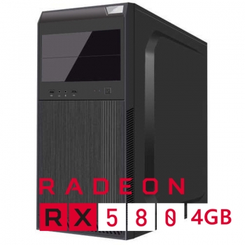Sistem PC Bocris AMD RYZEN 3 up to 3.7GHz RAM 8GB DDR4 HDD 1TB AMD Radeon RX 580 4GB