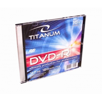 DVD-R TITANUM [ slim jewel case 1 | 4.7GB | 16x ] 1285 - 5905784765150
