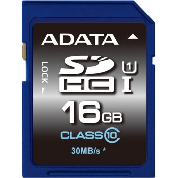 Card Memorie SDHC ADATA 16GB Clasa 10 UHS-I ASDH16GUICL10-R