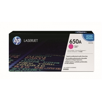 Cartus Toner HP Nr. 650A Magenta 15000 Pagini for Color LaserJet CP5525DN, CP5525N, CP5525XH CE273A