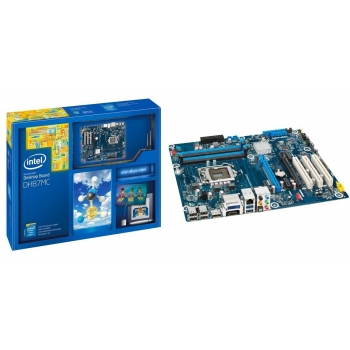 Placa de baza Intel DH87MC Socket 1150 Socket Intel H87 4x DIMM DDR3 2x PCI-E x16 3.0 2x PCI-E x1 3x PCI HDMI DVI DP 2x USB 3.0 ATX Bulk BLKDH87MC