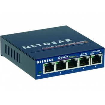 Switch Netgear ProSafe GS105GE 5xRJ-45 10/100/1000Mbps