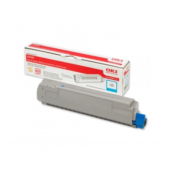 Cartus Toner Oki 43487711 Cyan 6000 Pagini for C8600N, C8800N