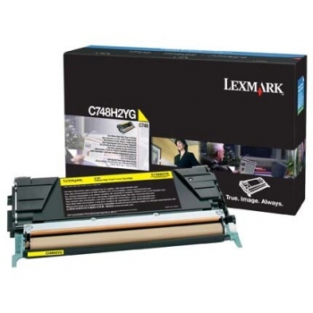 Cartus Toner Lexmark C748H2YG Yellow High Yield 10000 Pagini for C748