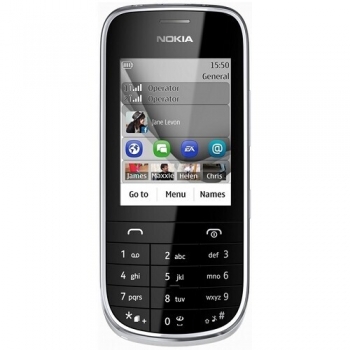 Telefon Mobil Nokia Asha 202 White Dual SIM Touch Camera Foto 2MPx NOK202SW