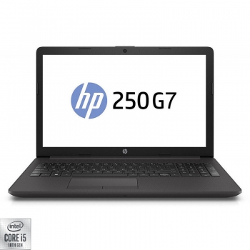 Laptop HP 15.6" 250 G7, FHD, Procesor Intel Core i5-1035G1 (6M Cache, up to 3.60 GHz), 8GB DDR4, 256GB SSD, DVD-RW, GMA UHD, Free DOS, Dark Ash Silver