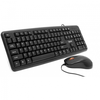 Kit Tastatura+Mouse Spacer Optic 3 butoane 2000dpi USB Tastatura Standard 104 taste SPDS-S6201