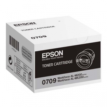 Cartus Toner Epson C13S050709 Black 2500 Pagini for WorkForce AL M 200, AL MX 200