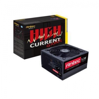 Sursa Antec High Current Gamer 520W 2x PCI-E 6x SATA 6x Molex PFC Activ OVP, UVP, SCP, OCP, OPP, SIP Certificare 80+ Bronze HCG-520