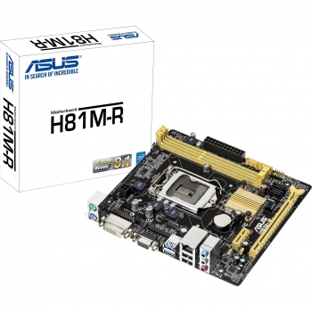 Placa de baza Asus H81M-R/C/SI Socket 1150 Intel H81 2x DDR3 VGA DVI mATX