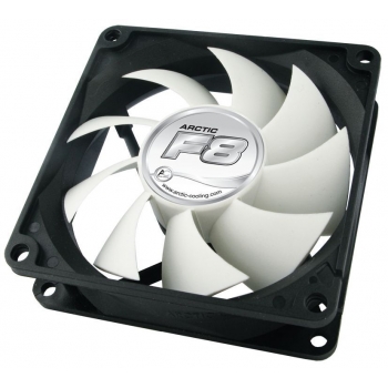FAN FOR CASE ARCTIC "F8" 80x80x25 mm, low noise FD bearing "AFACO-08000-GBA01"