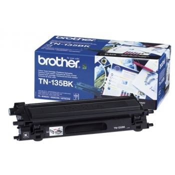 Cartus Toner Brother TN135BK Black 5000 pagini for DCP-9040CN, DCP-9042CDN, DCP-9045CDN, HL-4040CN, HL-4050CDN, HL-4070CDW, MFC-9440CN, MFC-9450CDN, MFC-9840CDW