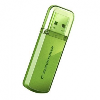 Memorie USB Silicon Power Helios Green 101 Nand 8GB USB 2.0 Verde SP008GBUF2101V1N
