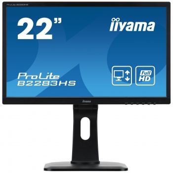 Monitor LED Iiyama 22" ProLite B2283HS-B1 Full HD 1920x1080 VGA DVI HDMI 2ms