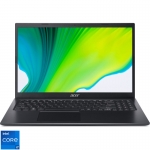Laptop Acer 15.6'' Aspire 5 A515-56, FHD IPS, Procesor Intel® Core™ i7-1165G7 (12M Cache, up to 4.70 GHz, with IPU), 8GB DDR4, 256GB SSD, Intel Iris Xe, No OS, Charcoal Black