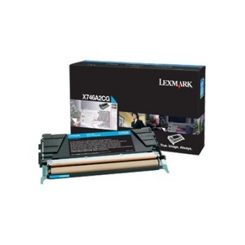 Cartus Toner Lexmark X746A2CG Cyan 70000 Pagini for X746, X748