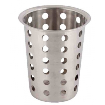 SUPORT USTENSILE INOX,D:11.5CM,H:14 CM Material : inox, se poate folosi in regim profesional