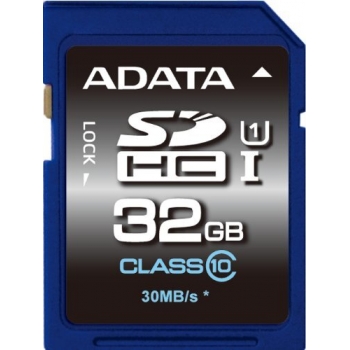 Card Memorie SDHC ADATA 32GB Clasa 10 UHS-I ASDH32GUICL10-R