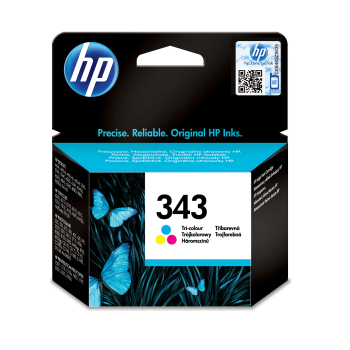 Cartus Cerneala HP Nr. 343 Color Vivera Inks 260 Pagini for Deskjet 460C, 460CB, 460WBT, 460WF, 5740, 5940, 6540, 6540D C8766EE