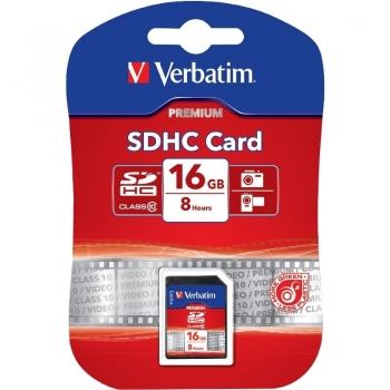 Card Memorie SDHC Verbatim 16GB Clasa 10 43962